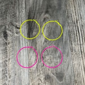 NEON hoop earring’s bundle!